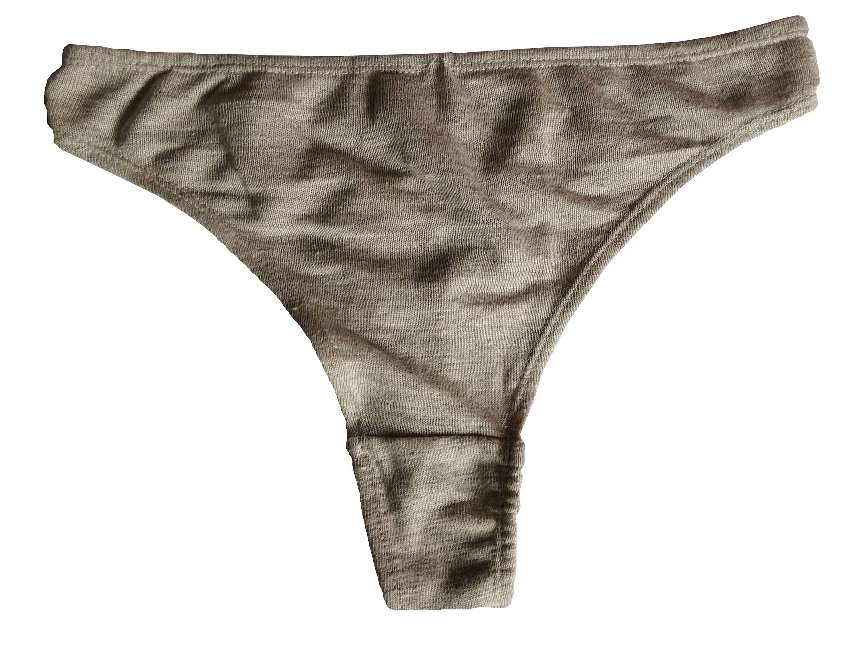 Ladies Hemp Thong, sustainable underwear, pure natural product, Sustainable, Handmade